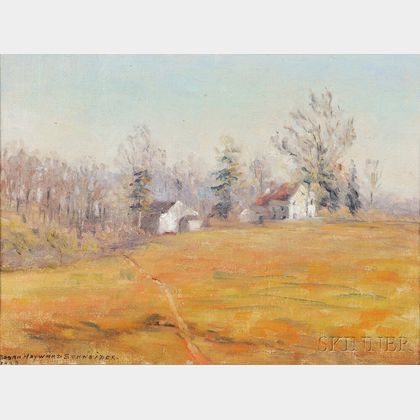 Susan Hayward Schneider (American, b. 1876) Autumn Landscape, Pennsylvania