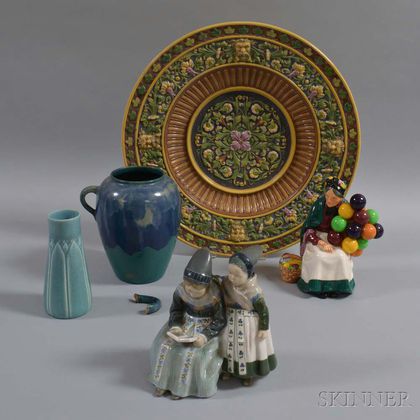 Five Pottery and Ceramic Items