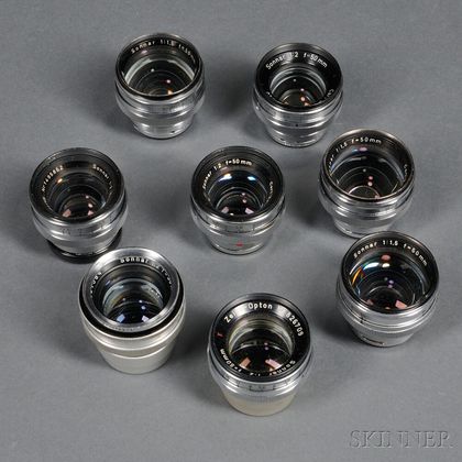 Zeiss Sonnar Lenses in Contax Mount