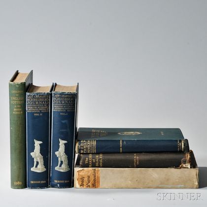 Six English Pottery Reference Books