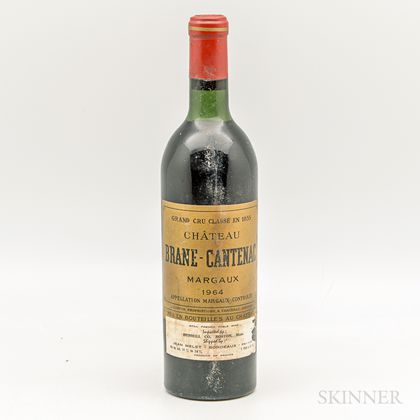 Chateau Brane Cantenac 1964, 1 bottle 