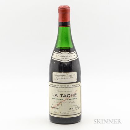 Domaine de la Romanee Conti La Tache 1972, 1 bottle 