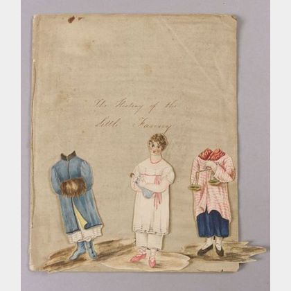 Handwritten Manuscript The History of Little Fanny