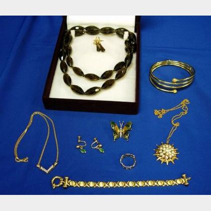 Lot of Gold, Silver, and Designer Jewelry