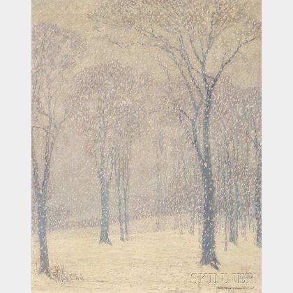 Harry A. Neyland (American, 1877-1958) Falling Snow
