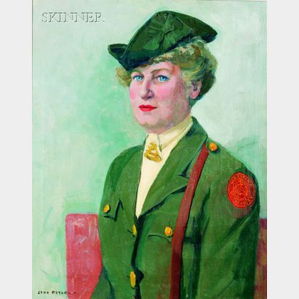 Jane Peterson (American, 1876-1965) Portrait of a Female Officer, Possibly Lucy Lamar