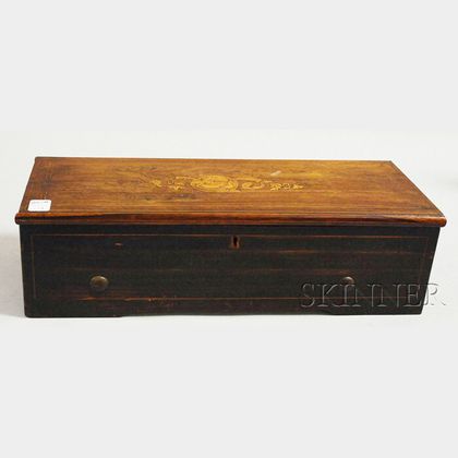 Continental Inlaid Wood Cased Cylinder Music Box