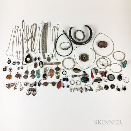 Group of Silver Jewelry