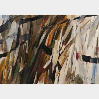 Robert Fremont Conover (American, 1920-1998) Landscape-November
