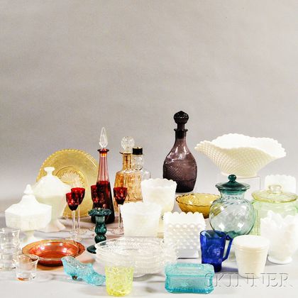 Approximately Thirty-six Glass Tableware Items