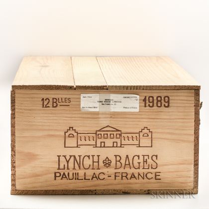 Chateau Lynch Bages 1989, 12 bottles (owc) 