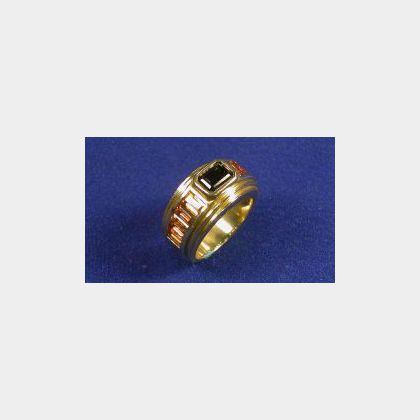*18kt Gold and Gem-set Ring, B. Kieselstein-Cord