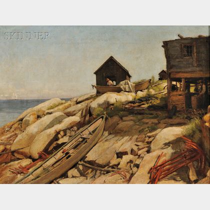Edward Selmar Siebert (American, 1856-1944) Folly Cove, Cape Ann, Massachusetts