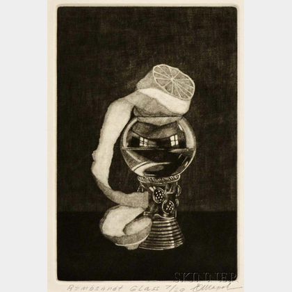 Eugene Charov (Russian/American, 20th/21st Century) Rembrandt Glass