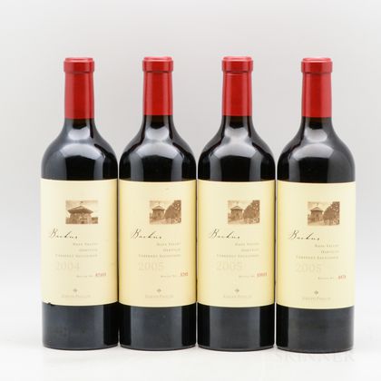 Joseph Phelps Cabernet Sauvignon Backus Vineyard, 4 bottles 