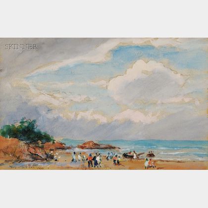 Reynolds Beal (American, 1867-1951) Wingaersheek Beach, Cape Ann