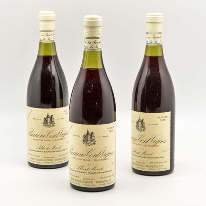 Albert Morot Beaune Cent Vignes 1985, 3 bottles 