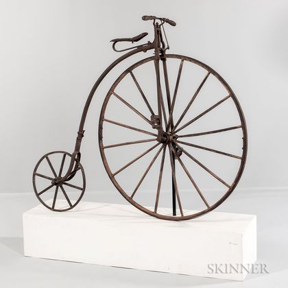 Iron and Wood Highwheel "Bonecrusher" Bicycle