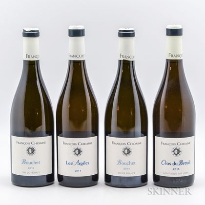 Francois Chidaine, 4 bottles 