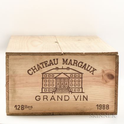 Sold at auction Chateau Margaux 1988, 12 bottles (owc) Auction Number ...