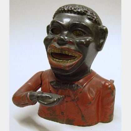 "Jolly Nigger" Mechanical Bank by Shepard Hardware Co.