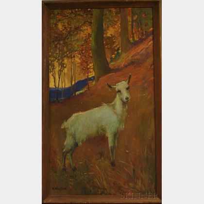 Anna Milo Upjohn (American, 1868-1951) Portrait of a Goat