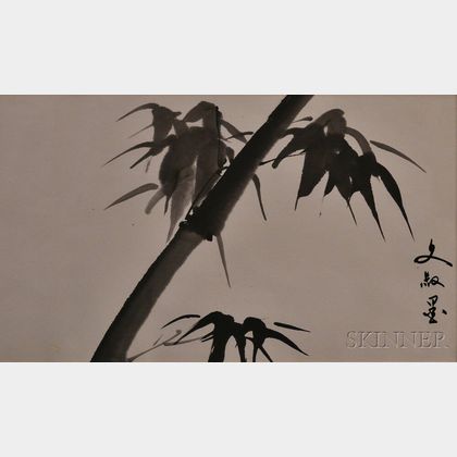 Ink Painting Depicting Bamboo