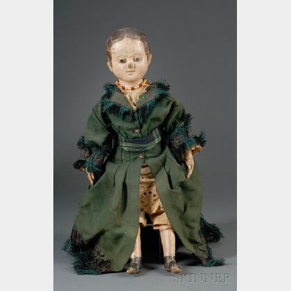 Oil-painted Cloth Izannah Walker Girl Doll