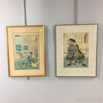 Two Woodblock Prints