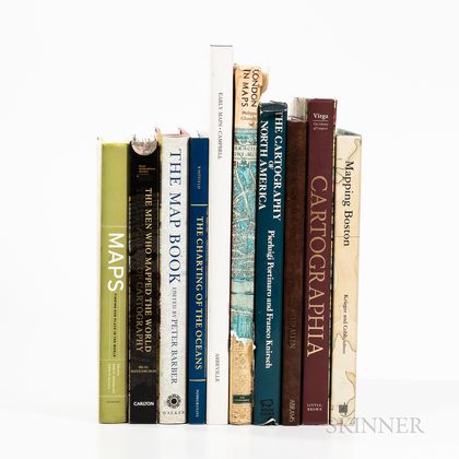 Ten Modern Books Relating to Maps and Cartography.