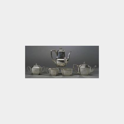 Tiffany & Co. Sterling Five Piece Tea and Coffee Service