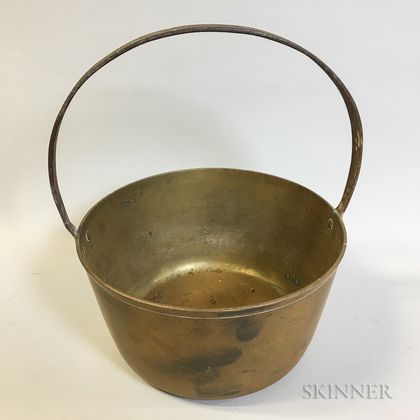 Large Brass Bucket