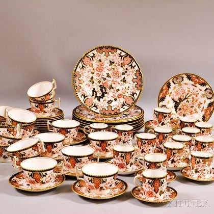 Group of Royal Crown Derby "Kings" Porcelain Tableware