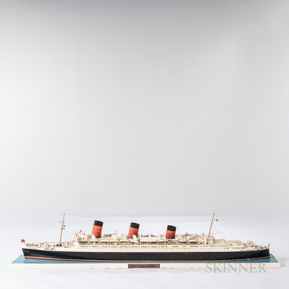 Model of the Ocean Liner Queen Mary