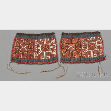Two Pre-Columbian Wrapped Textile Panels