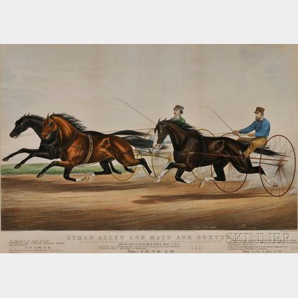 Currier & Ives, publishers (American, 1857-1907) ETHAN ALLEN AND MATE AND DEXTER.