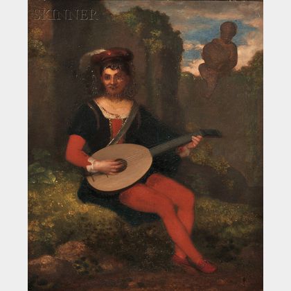 Washington Allston (American, 1779-1843) A Young Troubadour