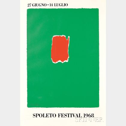 Robert Motherwell (American, 1915-1991) Spoleto Festival