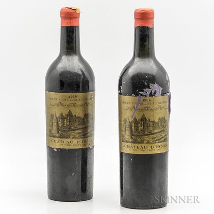 Chateau dIssan 1934, 2 bottles 