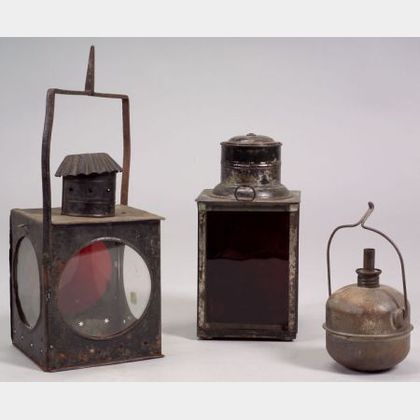 Photographer's Lantern and Two Parade Lighting Devices
