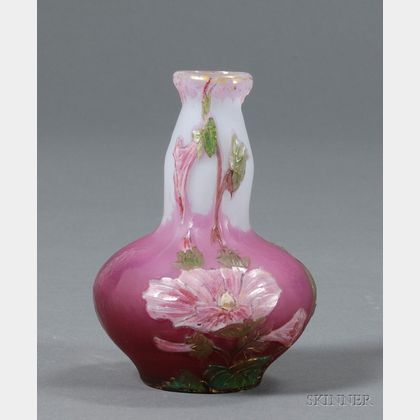 Burgur and Schverer Cameo Decorated Vase