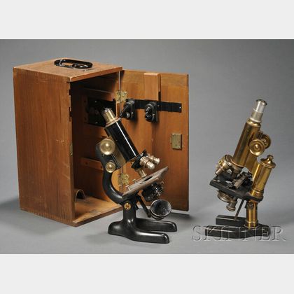 Two Compound Microscopes