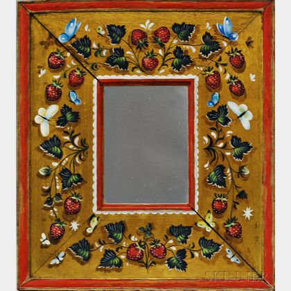 Paint-decorated Mirror