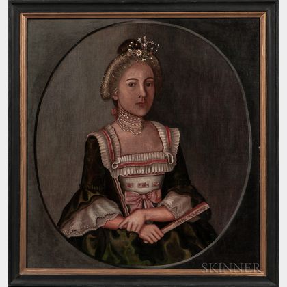 Winthrop Chandler (Connecticut, 1747-1790) Portrait of Mary McClellan, 1776