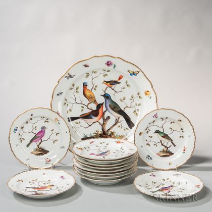 Meissen Porcelain Bird Service