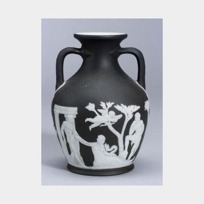 Wedgwood Black Jasper Dip Portland Vase