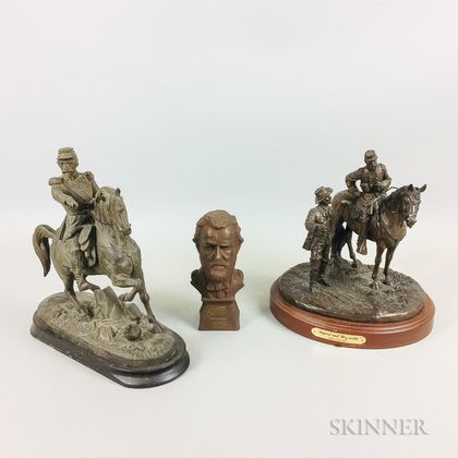 Three Military Sculptures