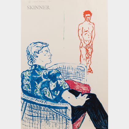 David Hockney (British, b. 1937) Joe with David Harte