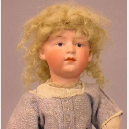Gebruder Heubach Bisque Head Pouty Doll