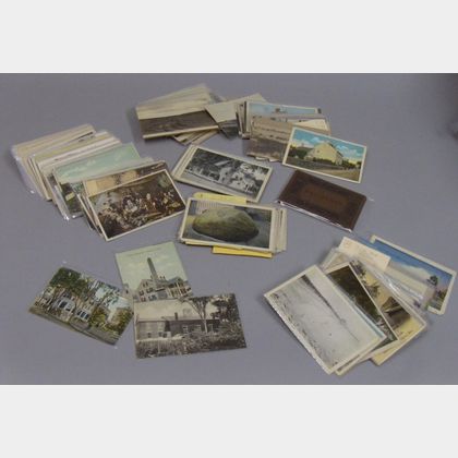 Collection of Late 19th and Early 20th Century Cape Cod, Nantucket, and Boston South Shore Postcards. 